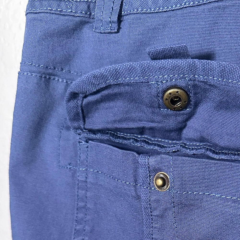 Aventura Organic Cotton Bermuda Shorts in River Blue - Picture 2 of 6